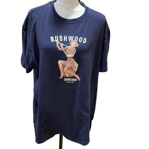 Bushwood Bandcamp Retro Graphic T-Shirt VTG 90s GUESS (See Full Description)‎
